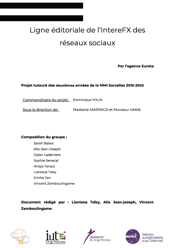 Couverture de la ligne éditoriale de l'IntereFX au sujet des réseaux sociaux