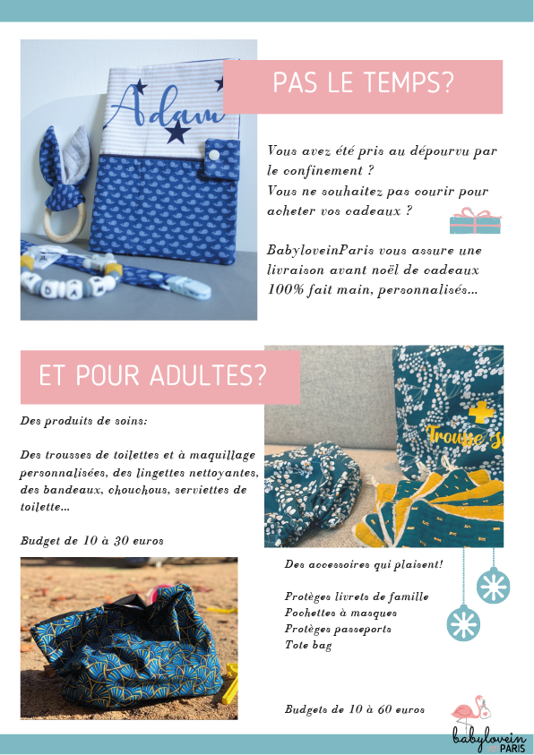 Newsletter réalisée lors de mon stage à BabyloveinParis sur les idées de cadeaux pour noël (suite)